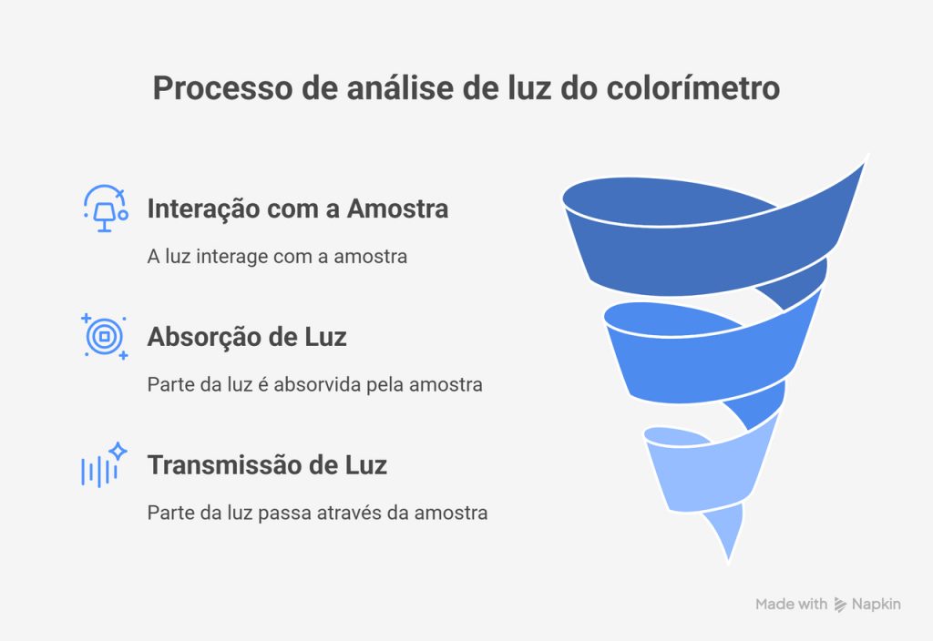 como funciona o colorímetro​